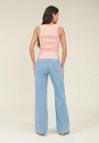 Calça Jeans Reta Bolso
