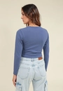 Blusa Em Cotton Manga Longa London