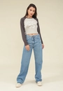 Blusa Em Cotton Manga Longa San Diego