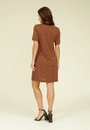 Vestido Curto Malha Ribana Estampado Mini Onça
