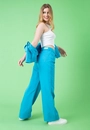 Calça Sarja Wide Leg Color