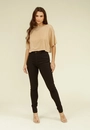 Blusa Malha Manga Curta Oversized