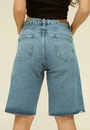 Bermuda Jeans Reta Dirty