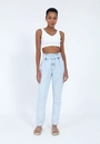Calça Jeans Azul Claro Fivela