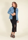 Jaqueta Jeans Alongada