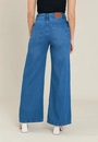 Calça Jeans Wide Leg Azul Escuro