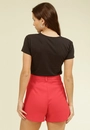 Blusa Meia Malha Manga Curta Darling Love