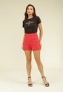Blusa Meia Malha Manga Curta Darling Love
