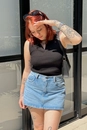 Blusa Tricô Sem Manga Gola Polo