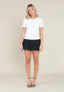Blusa Em Meia Malha Com Aplique Strass Coração