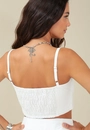 Cropped Em Alfaiataria Com Alças