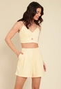 Short Alfaiataria Com Prega E Bolso Faca