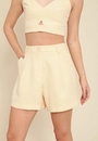 Short Alfaiataria Com Prega E Bolso Faca