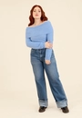 Blusa Tricô Pelinho Ombro A Ombro