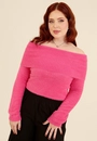 Blusa Tricô Pelinho Ombro A Ombro