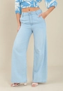 Calça Jeans Wide Leg Azul Claro