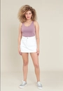 Blusa Regata Em Malha Com Decote U