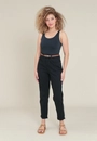 Blusa Regata Em Malha Com Decote U