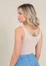 Blusa Regata Em Malha Com Decote U