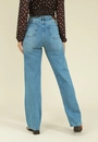 Calça Jeans Reta Azul Claro