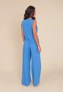 Blusa Colete Em Viscolinho Com Laços Frontais