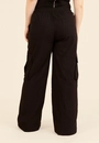 Calça Cargo Com Cós Em Elástico Em Algodão
