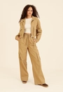 Calça Cargo Com Cós Em Elástico Em Algodão