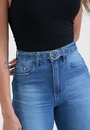 Calça Jeans Reta Com Cinto