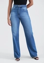 Calça Jeans Reta Com Cinto