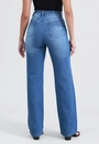 Calça Jeans Reta Com Cinto