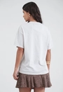 T-Shirt Oversized Em Meia Malha Estonada Paisley