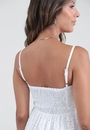 Vestido Midi Em Laise Alça