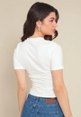 Blusa Em Cotton Manga Curta Básica