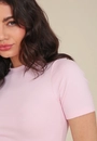 Blusa Em Cotton Manga Curta Básica