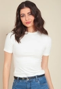 Blusa Em Cotton Manga Curta Básica