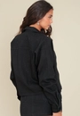 Jaqueta Jeans Black Com Aplicação Em Strass