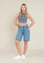 Blusa Regata Em Ribana Com Estampa