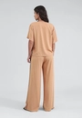 Blusa Manga Curta Com Filete Lateral Em Viscose Twill