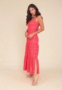 Vestido Longo Em Laise Com Recorte Busto