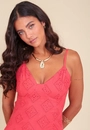 Vestido Longo Em Laise Com Recorte Busto