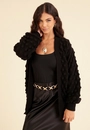 Cardigan Tricô Escamas