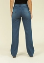 Calça Jeans Reta Azul Escuro