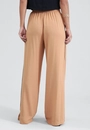 Calça Wide Leg Com Filete Lateral Em Viscose