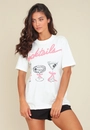 T-Shirt Oversize Em Meia Malha Cocktails