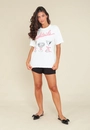T-Shirt Oversize Em Meia Malha Cocktails