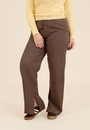 Calça Wide Leg Em Alfaiataria Xadrez