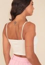 Cropped Com Alça Em Ribana Canelada
