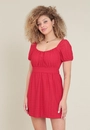 Maquinho Vestido Curto Em Malha Laise Manga Curta