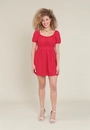 Maquinho Vestido Curto Em Malha Laise Manga Curta