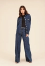 Camisa Jeans Manga Longa Botões